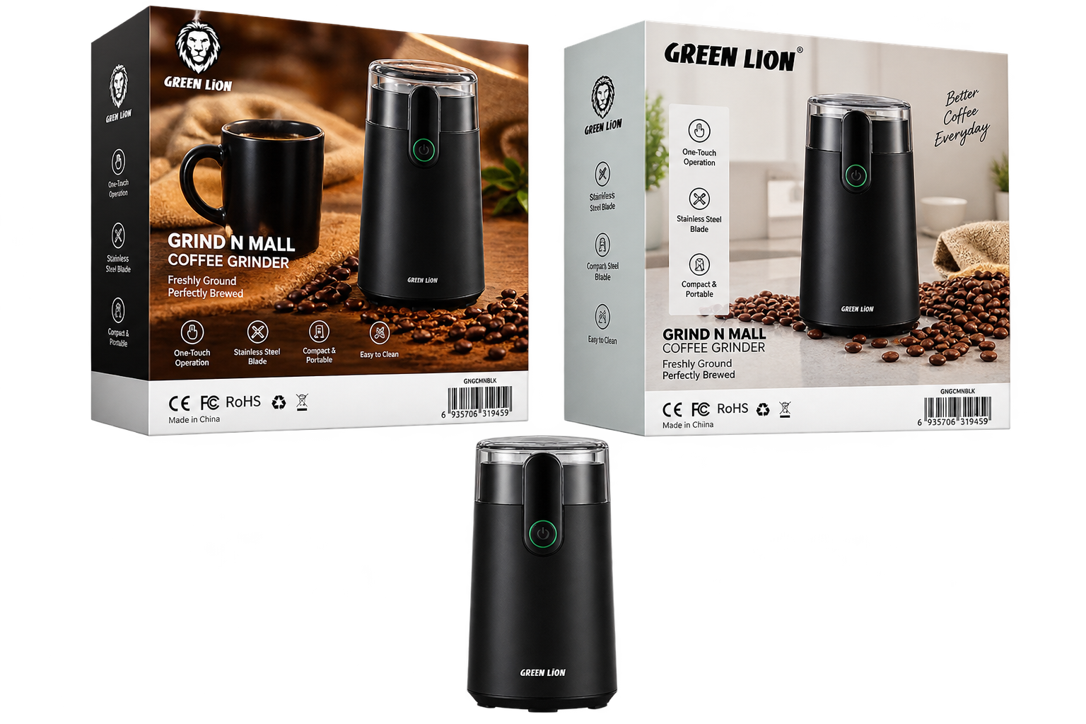 آسیاب قهوه گرایند گرین لاین Green Lion Grind Max Coffee Grinder