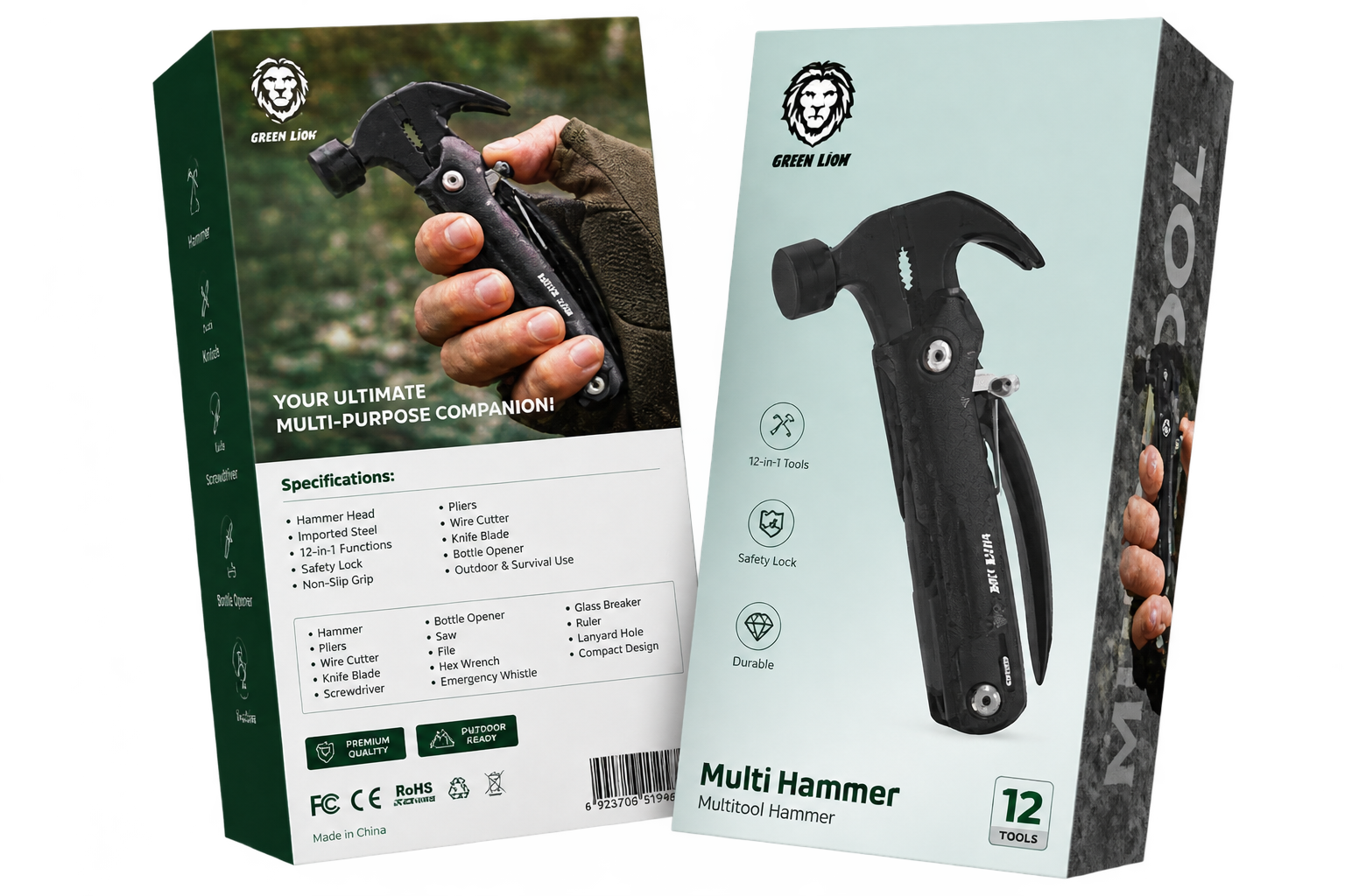 چکش چندکاره گرین لاین مدل Multi Hammer